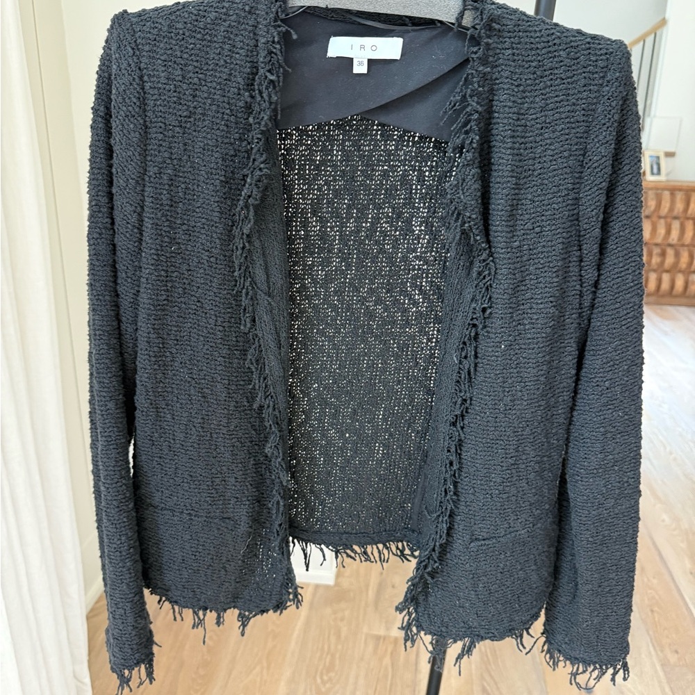 IRO Textured Black Women's Cardigan